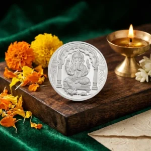 Ganpati Silver coin 999